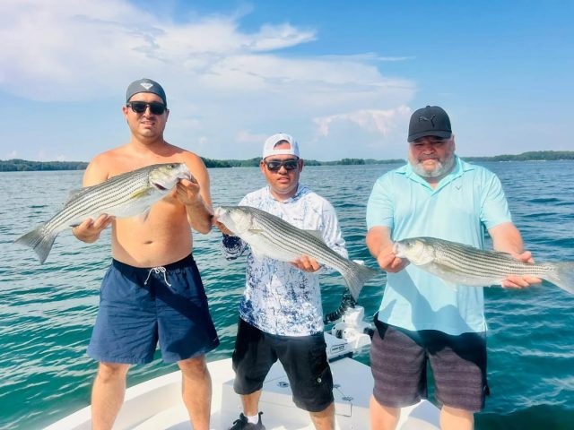 Another amazing day on the water! We are fishing multiple lakes right now guys. Depending on whether if you want to fish mornings or afternoons. Still have days available.  Call to set up your adventure. The river is also fishing great! 770-815-9579