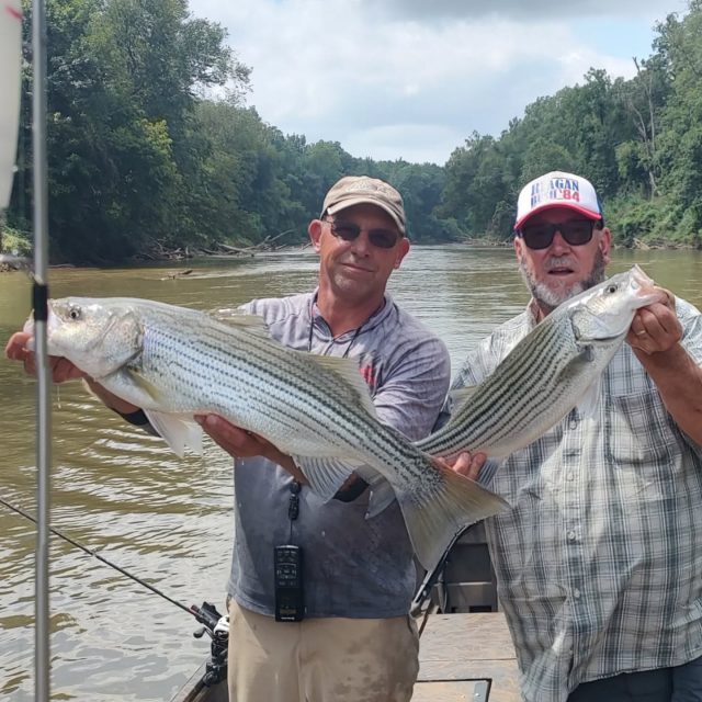 WHAT A DAY ON THE RIVER!  Took my buddy John and his grandson Bryant down to the river for a little action this weekend. It did not disappoint! We left them biting. No idea how many fish we caught but it was well over 50. Even got a good bit of them on artificial lures and some top water. Still have days open throughout this month for some River action. Carter's lake and lake Lanier are both fishing well also. Call to set your day up. 770-815-9579